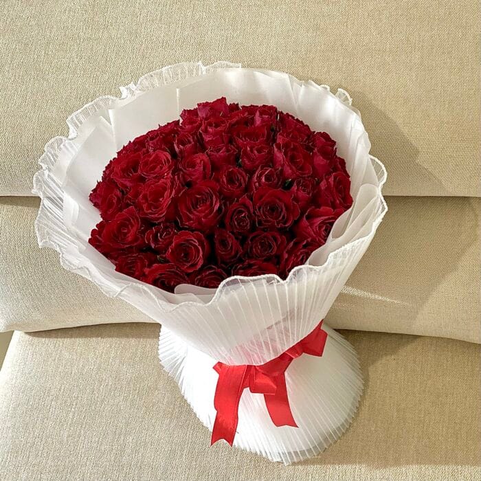 ⁦Red calm bouquet⁩ - الصورة ⁦1⁩
