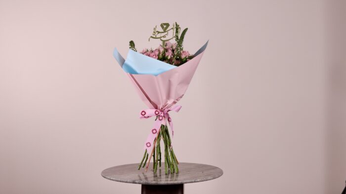 Pink baby rose bouquet - Image 1