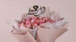 ⁦30 bio color pink bouquet⁩ - الصورة ⁦2⁩