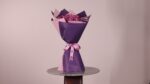 20 purple roses bouquet