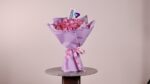 50 pink roses bouquet