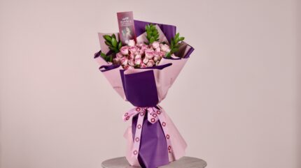 Light pink baby rose bouquet