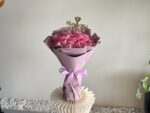 20 pink roses bouquet