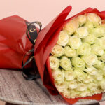 Ivory Passion | 50 White Roses - Image 4
